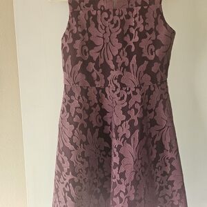 Pippa & Julie Burgundy Floral Party Dress